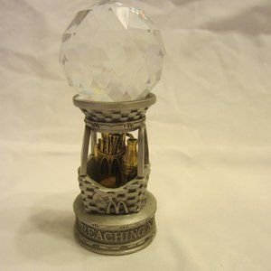 RARE 2004 MCDONALD'S/COKE OWNER/OPERATOR PEWTER & CRYSTAL HOT AIR BALLOON AWARD